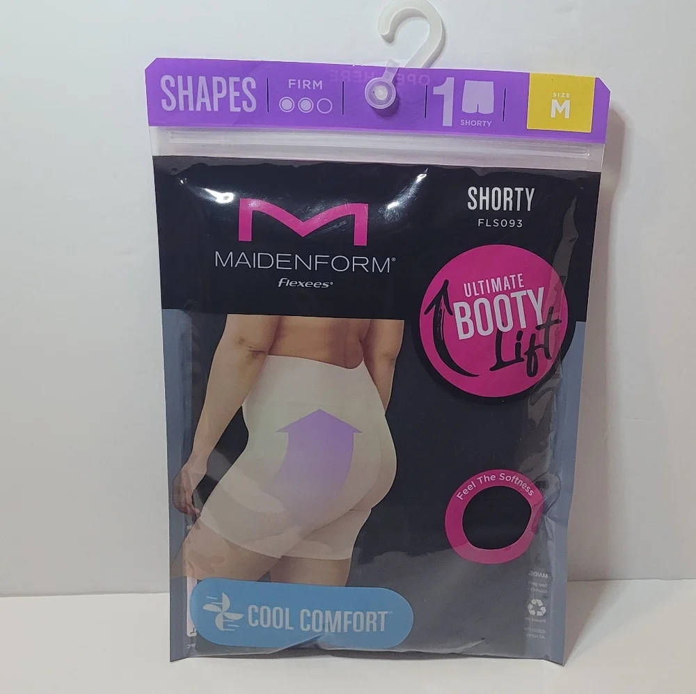 Maidenform Flexees Ultimate Booty Lift Shorty in Black Size M